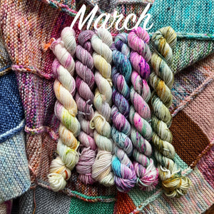 November Mini Skein Club: Scrappy Blanket DK Mini Skein Bundles