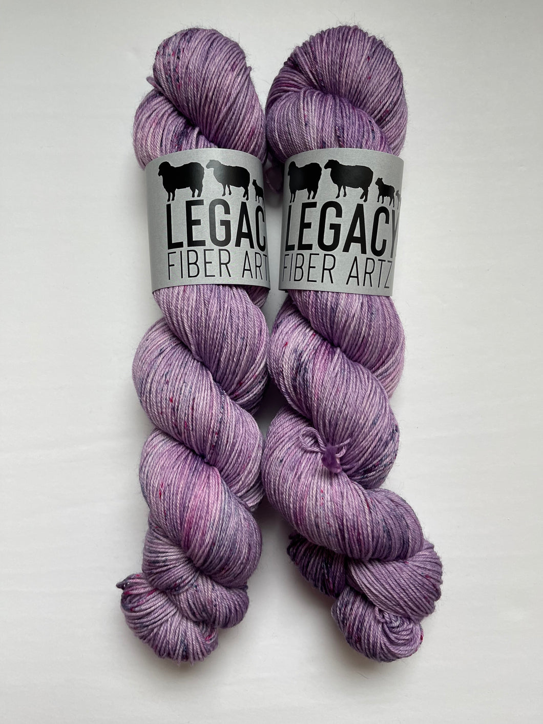 Lavender Lace Speckled Steel Toes
